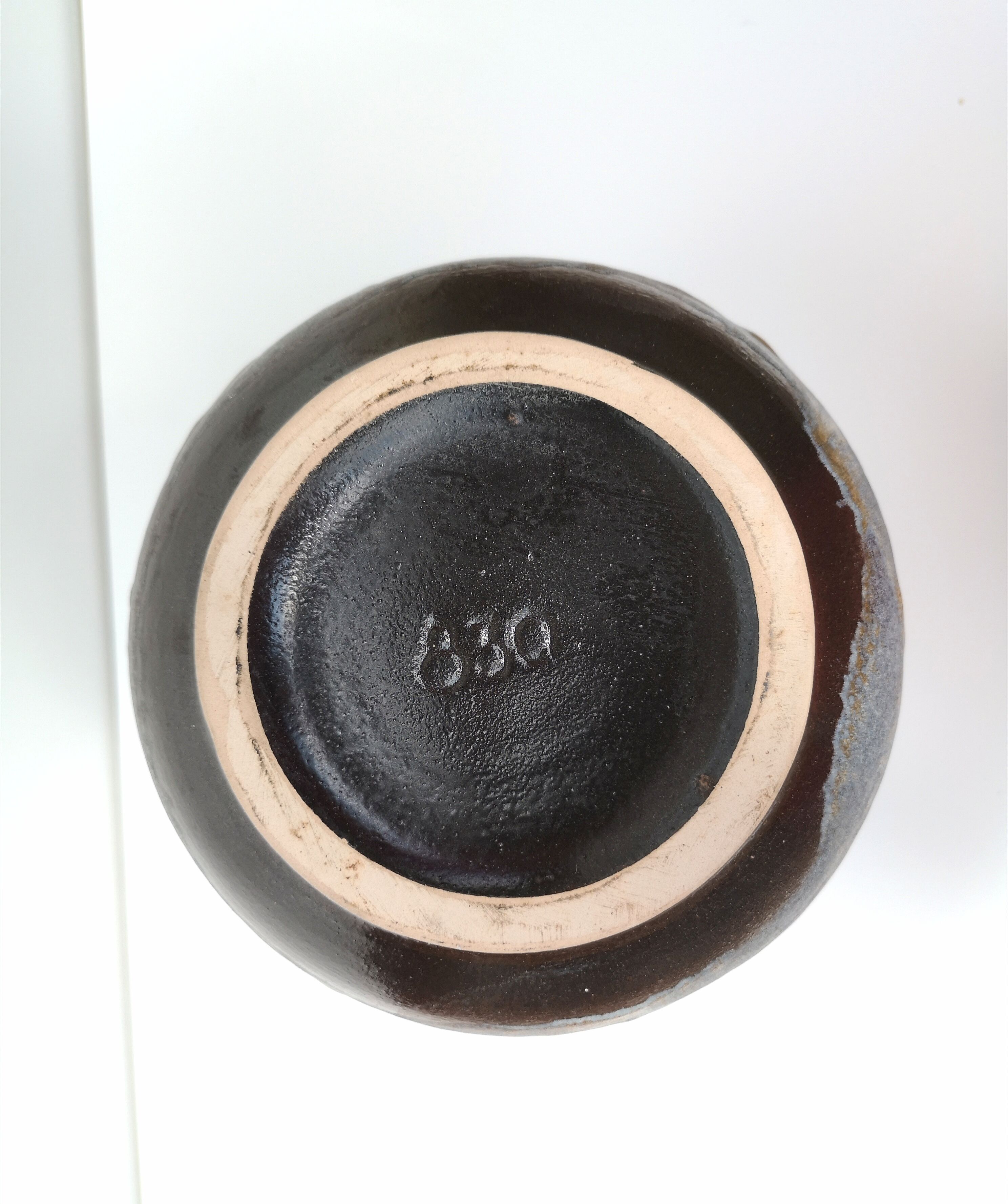 Vase vintage ruscha art en céramique