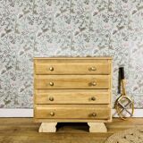Art Deco chest of drawers with marble top