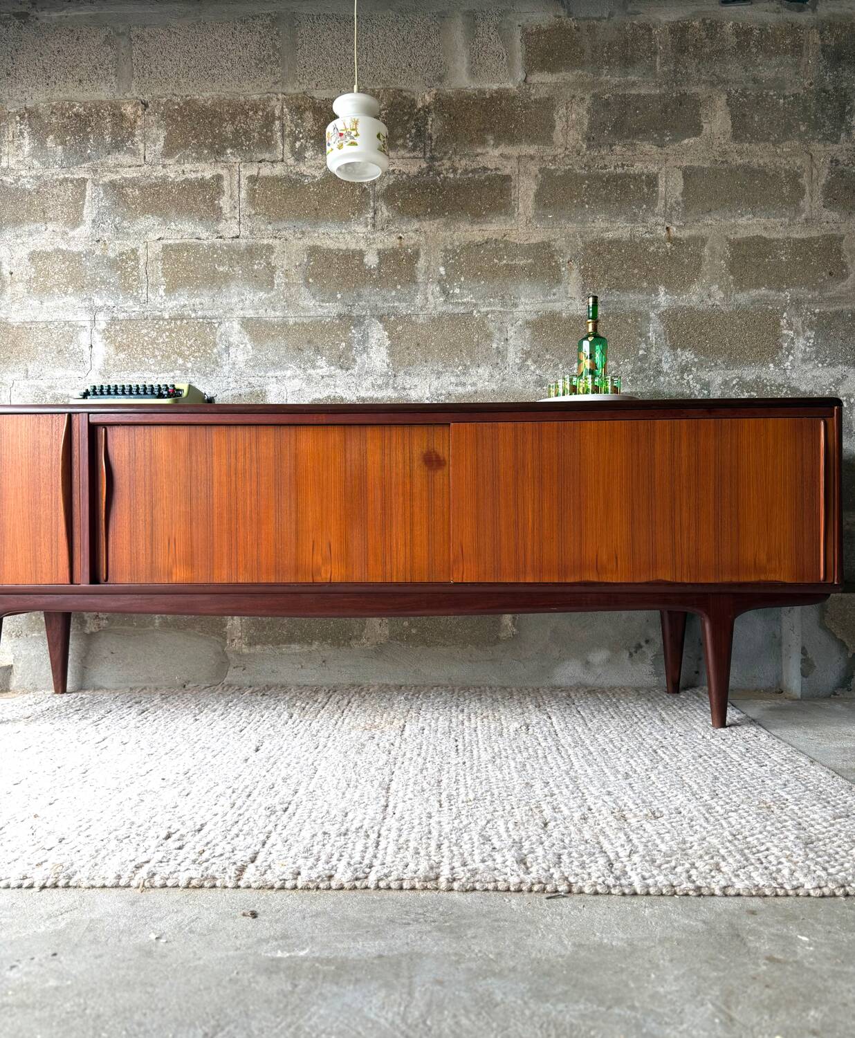 Scandinavian enfilade in teak, solid wood, 1960s/70s.