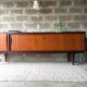Scandinavian enfilade in teak, solid wood, 1960s/70s.
