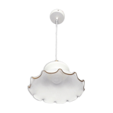 Vintage opaline pendant lamp