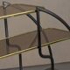 Vintage Hollywood Regency etagere shelf, Italy 1970s