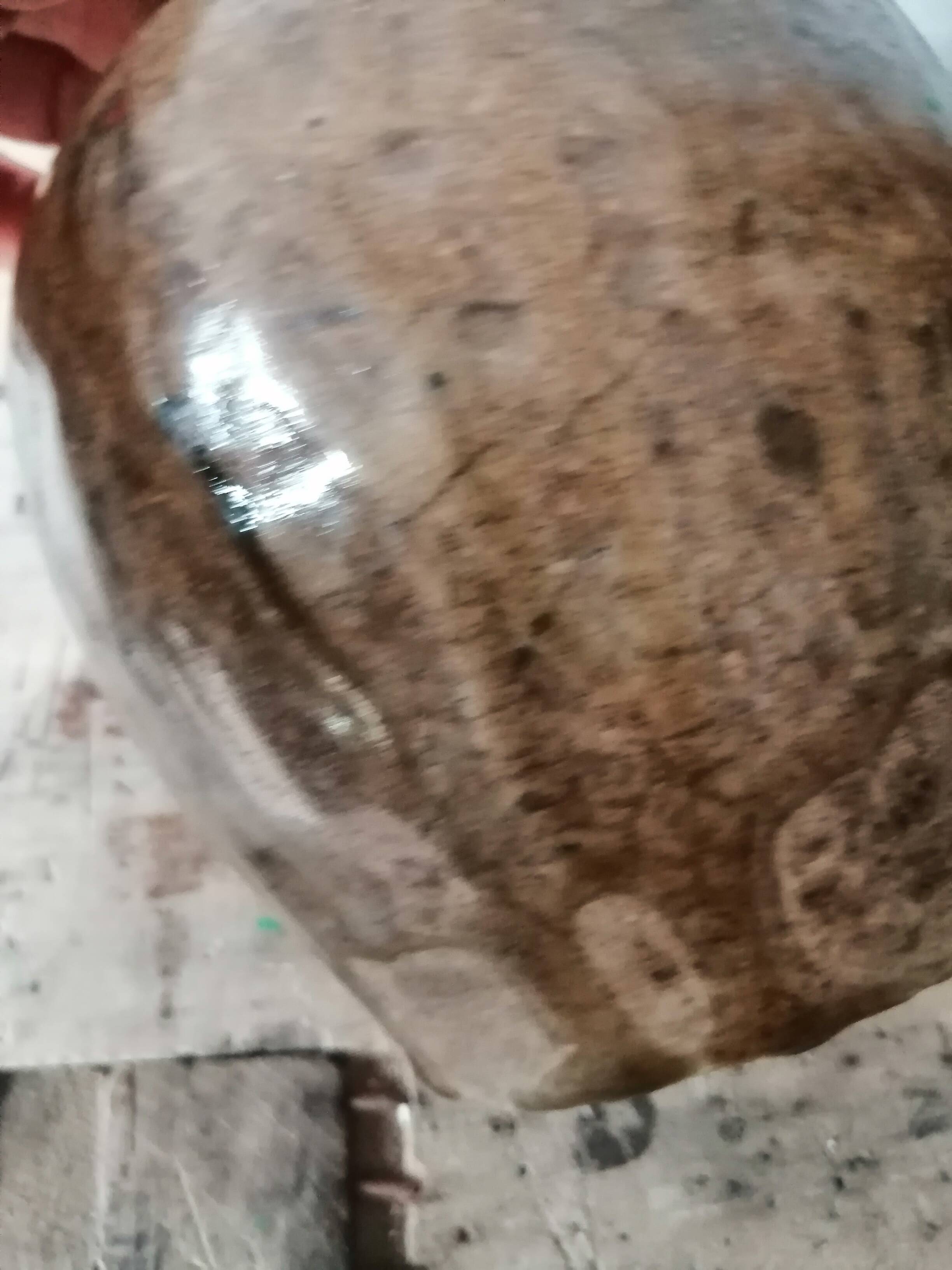 Small very old glazed jug