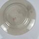 Set of 4 flat plates KG Lunéville Terre de fer, "Fontainebleau", pink, 19th century