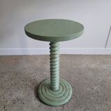 Patinated green gueridon