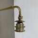 XXL adjustable Brass Wall Light Italy, 1950s