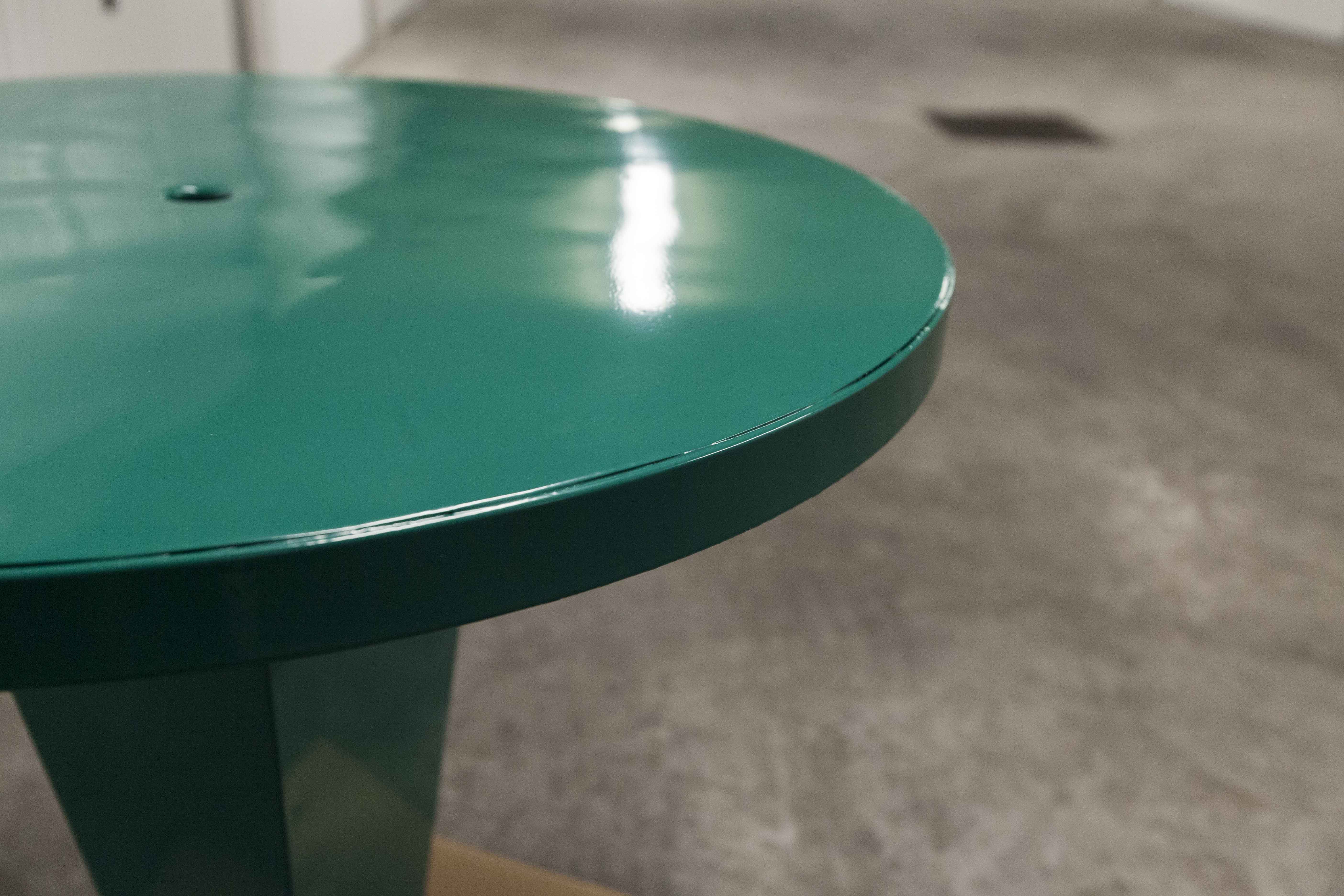 Bistro table Tolix "Kub 80" 1950 Xavier Pauchard restored