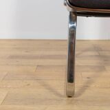 Chrome & Rosewood armchairs, Gordon Russell, United Knigdom, 1970s.