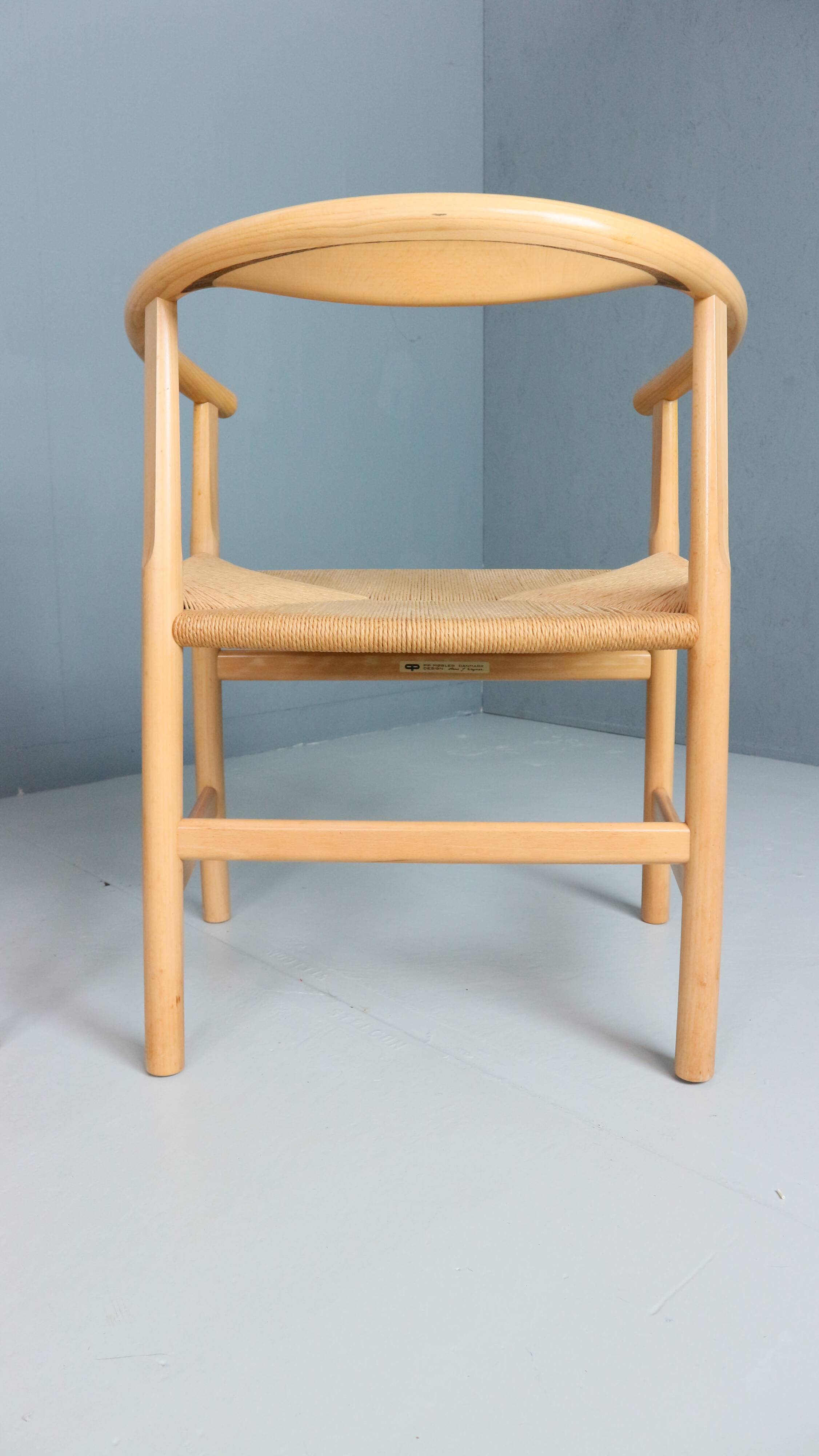 Set of four vintage First Chair PP201 by Hans J Wegner for Pp Furniture, De