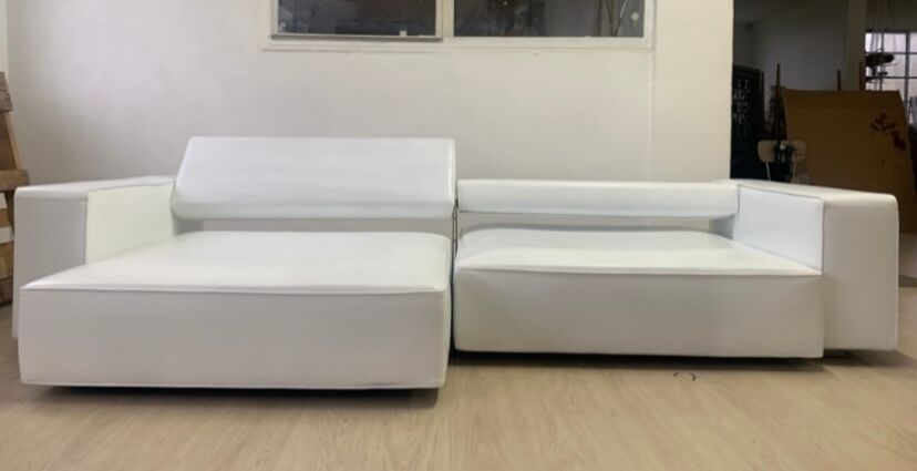 High-end leather sofa