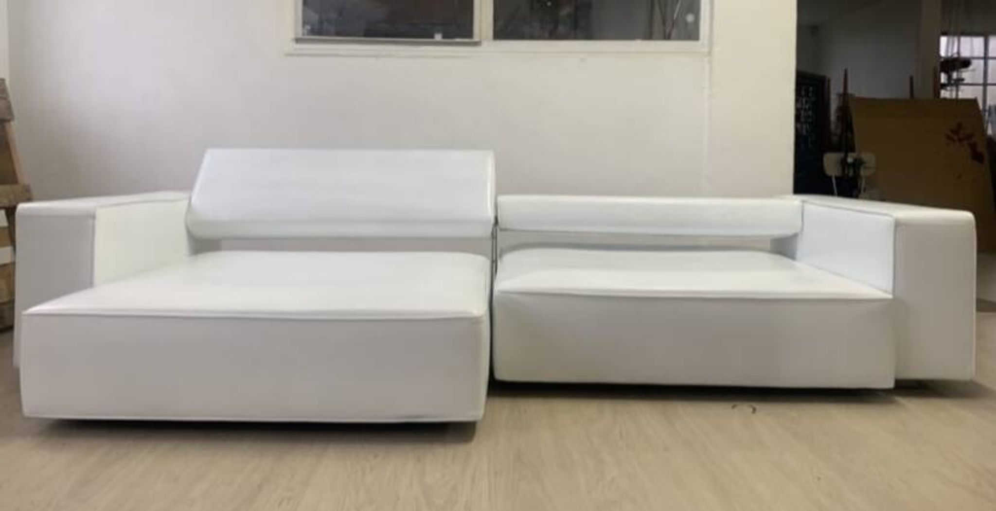 High-end leather sofa