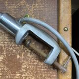 Old architect's lamp in chrome metal induction lighting vintage workshop in working order