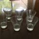 6 contemporary table glasses