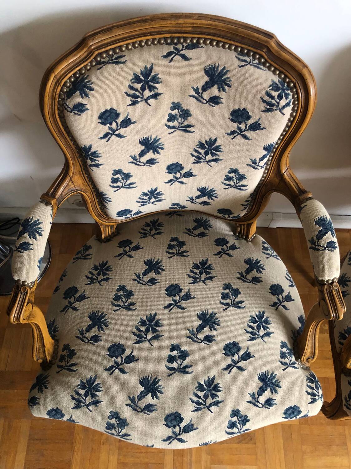 Pair of Louis XV armchairs