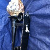 Vintage torch wall lamp