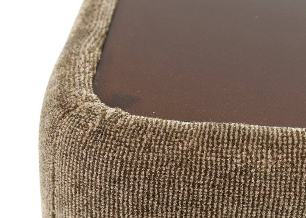 Vintage Italian coffee table in mohair by Mario Bellini for Cassina, 1970