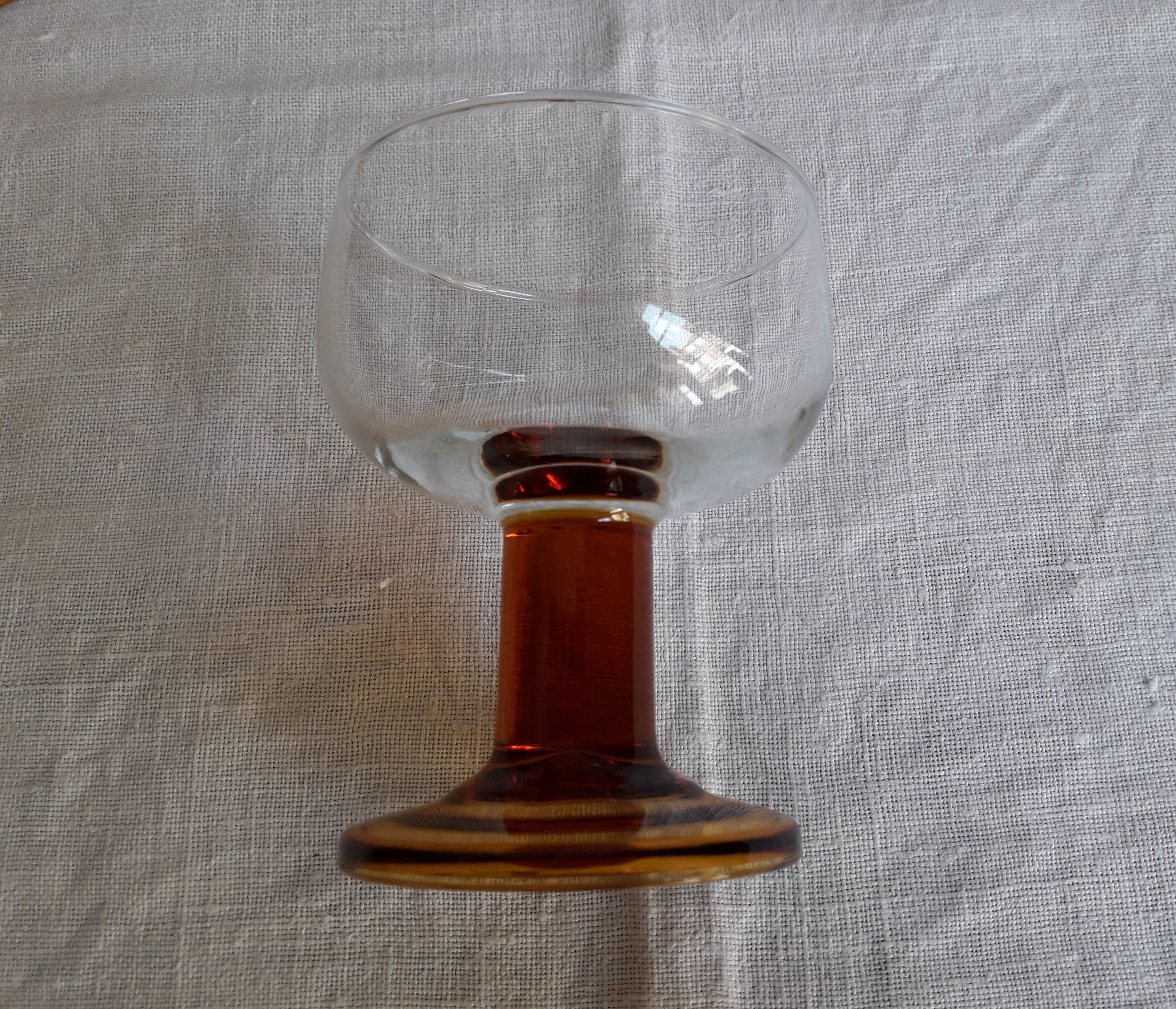 Set of 6 vintage walking glasses