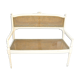 Banquette cannée Louis xvi