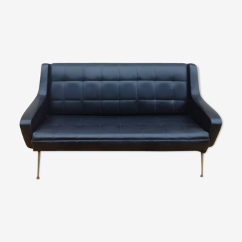 Leatherette sofa