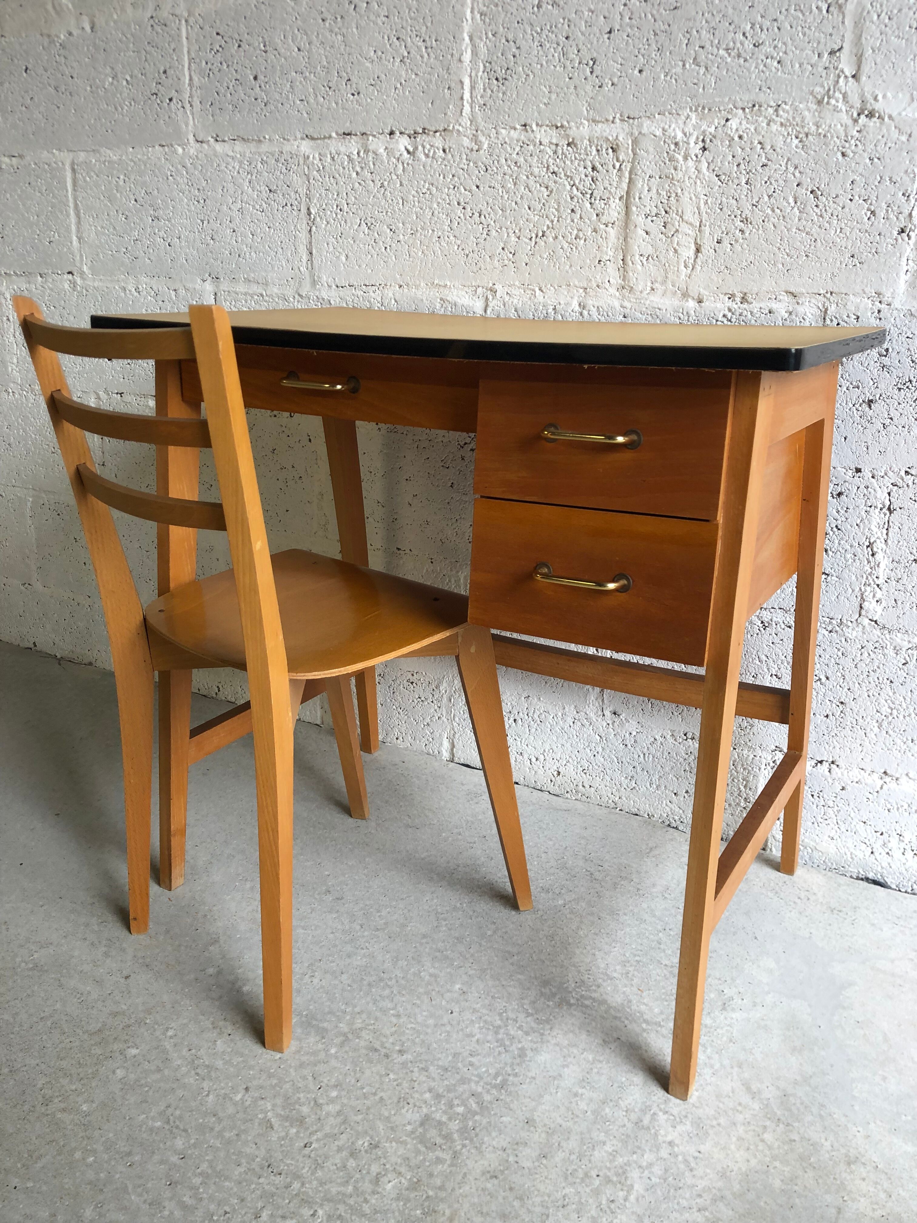 Vintage desk and chair