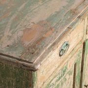 Old bedroom chest of drawers with green tones (c.1920) #8