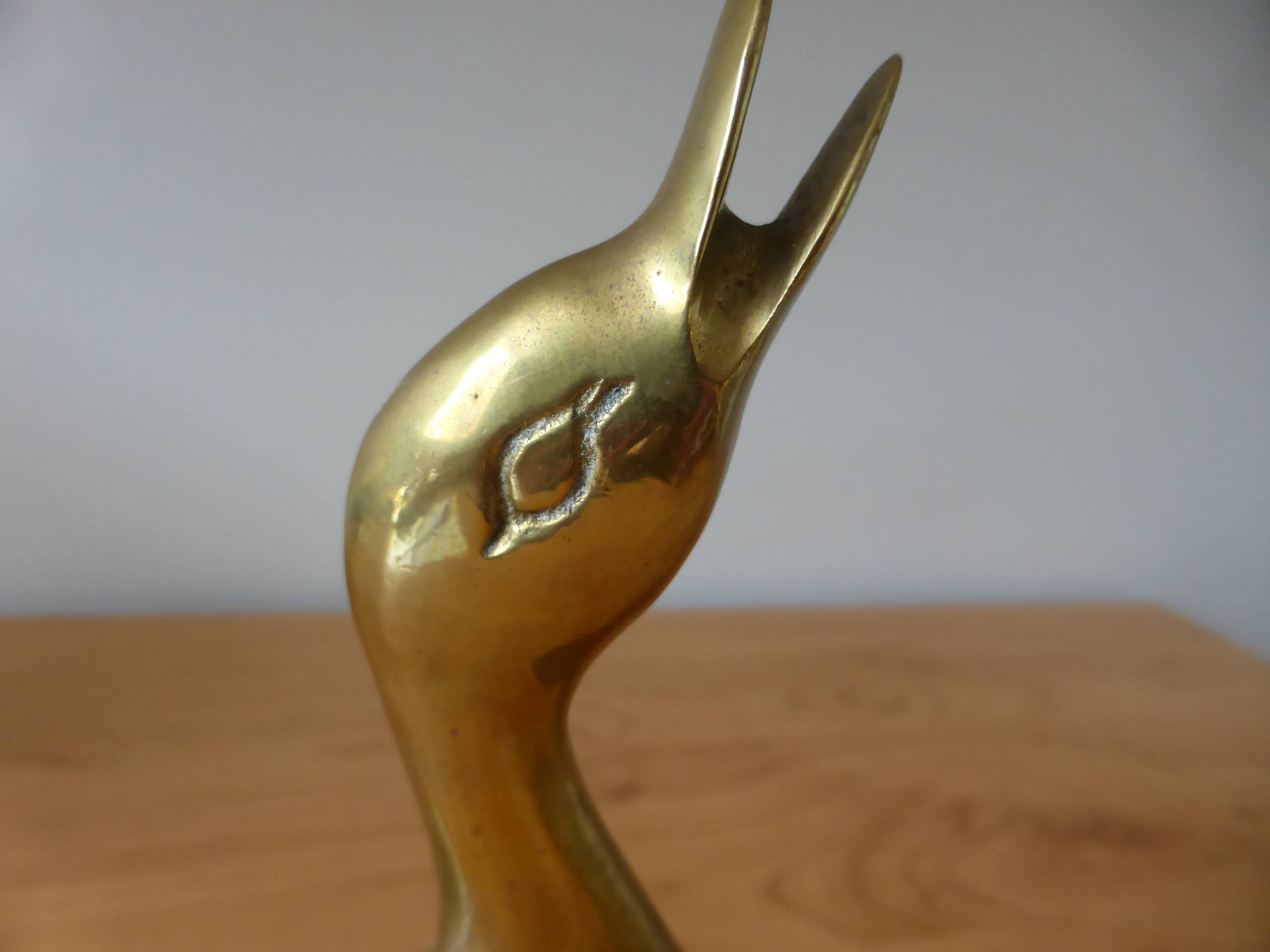 Vintage Brass Duck 240511