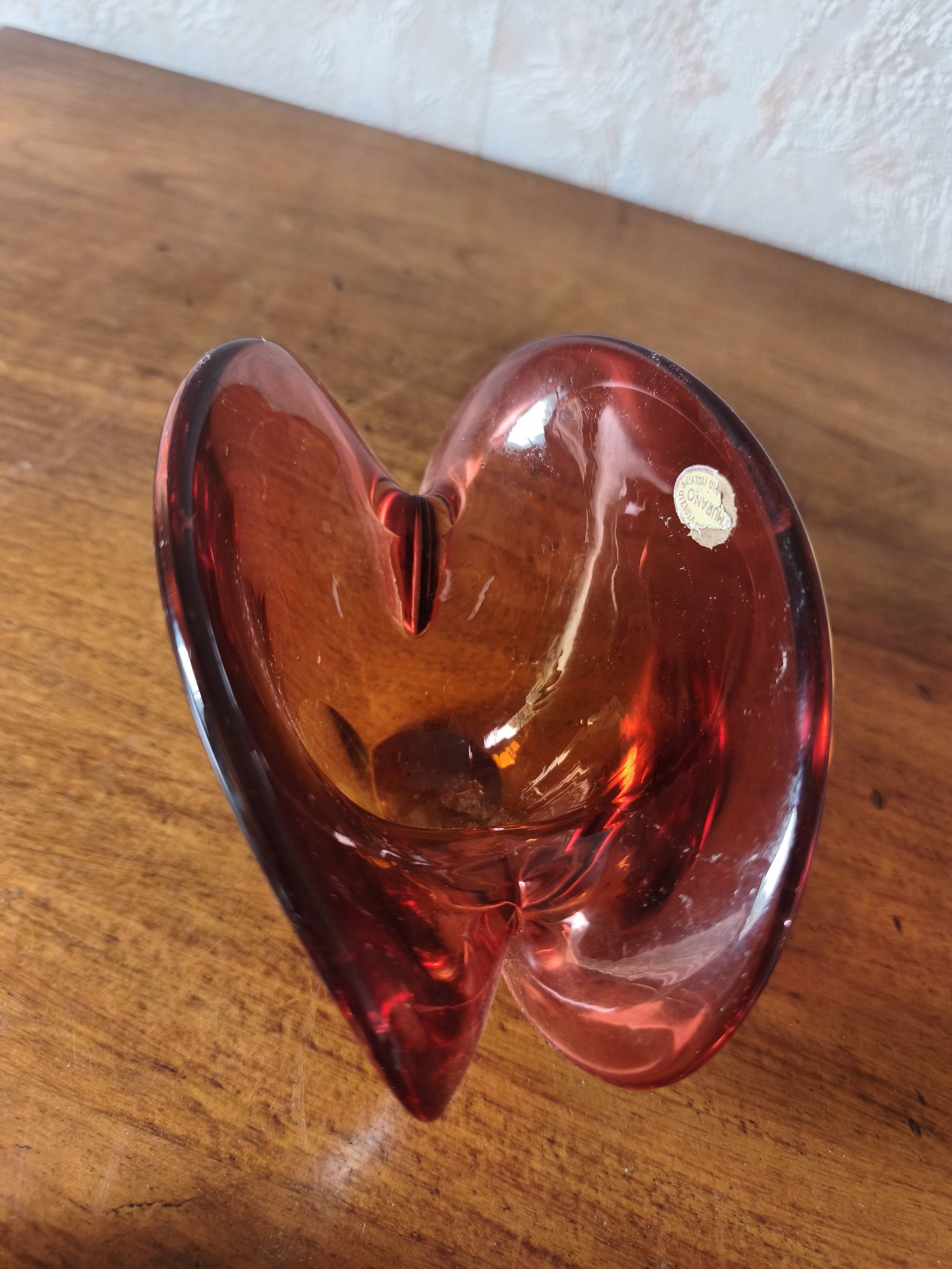 Vintage Murano glass catchall / dish