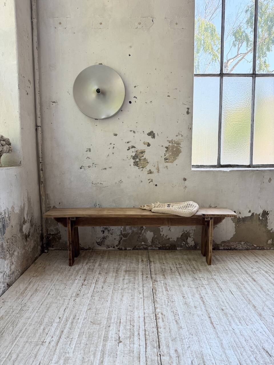 Paire de bancs de ferme en chêne