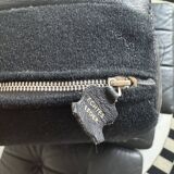 Banquette cuir noir  60's