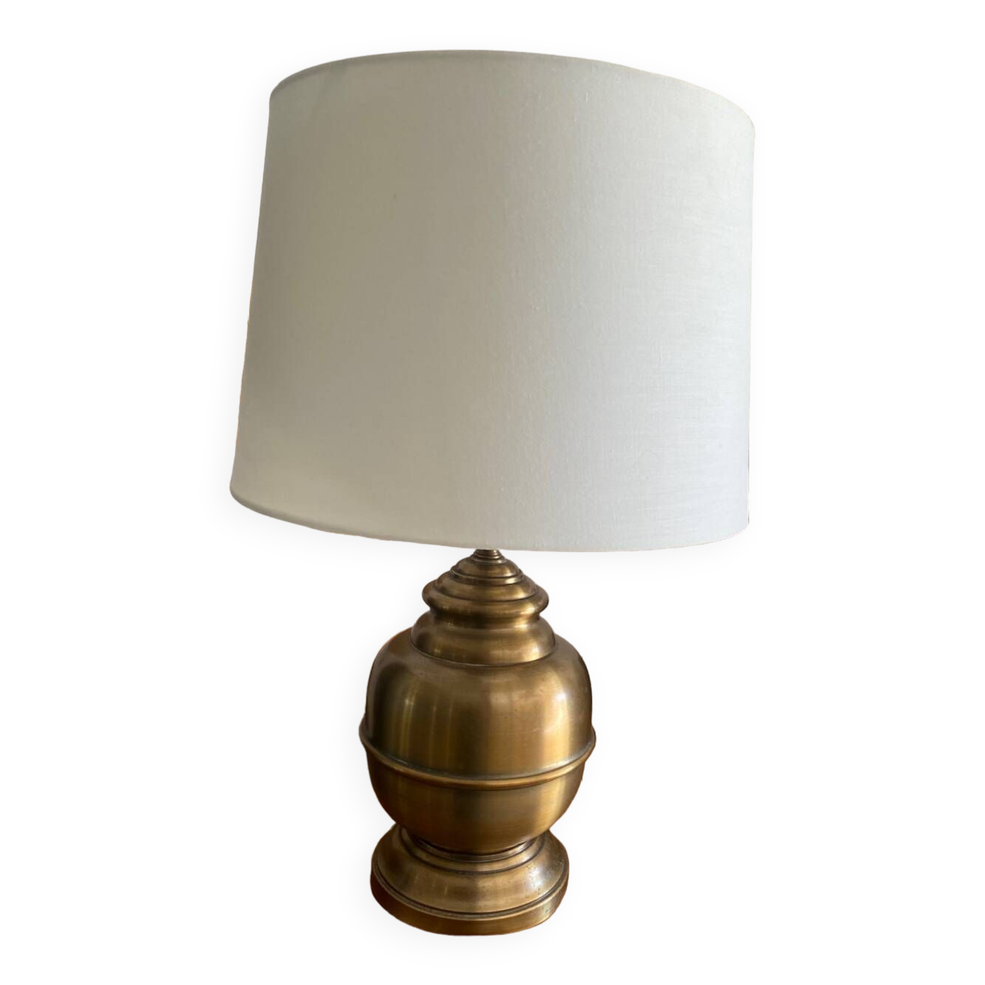 Gold metal lamp