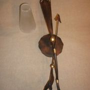 Wall lamp in iron