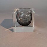 Cendrier moderniste en verre de murano Flavio Poli pour Seguso 1960.