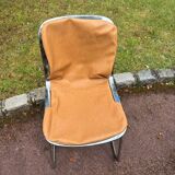 Set of 4 vintage 70s Cidue chairs