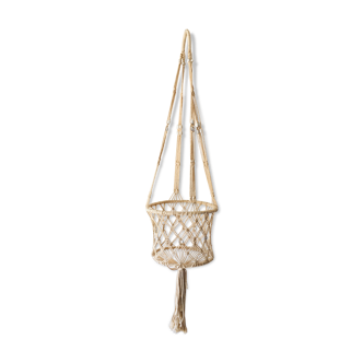 Vintage macramé plant holder