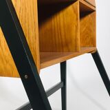 Vintage secretary with compass foot, France 1950's