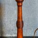 Art-deco lamp foot in solid wood turned 40s