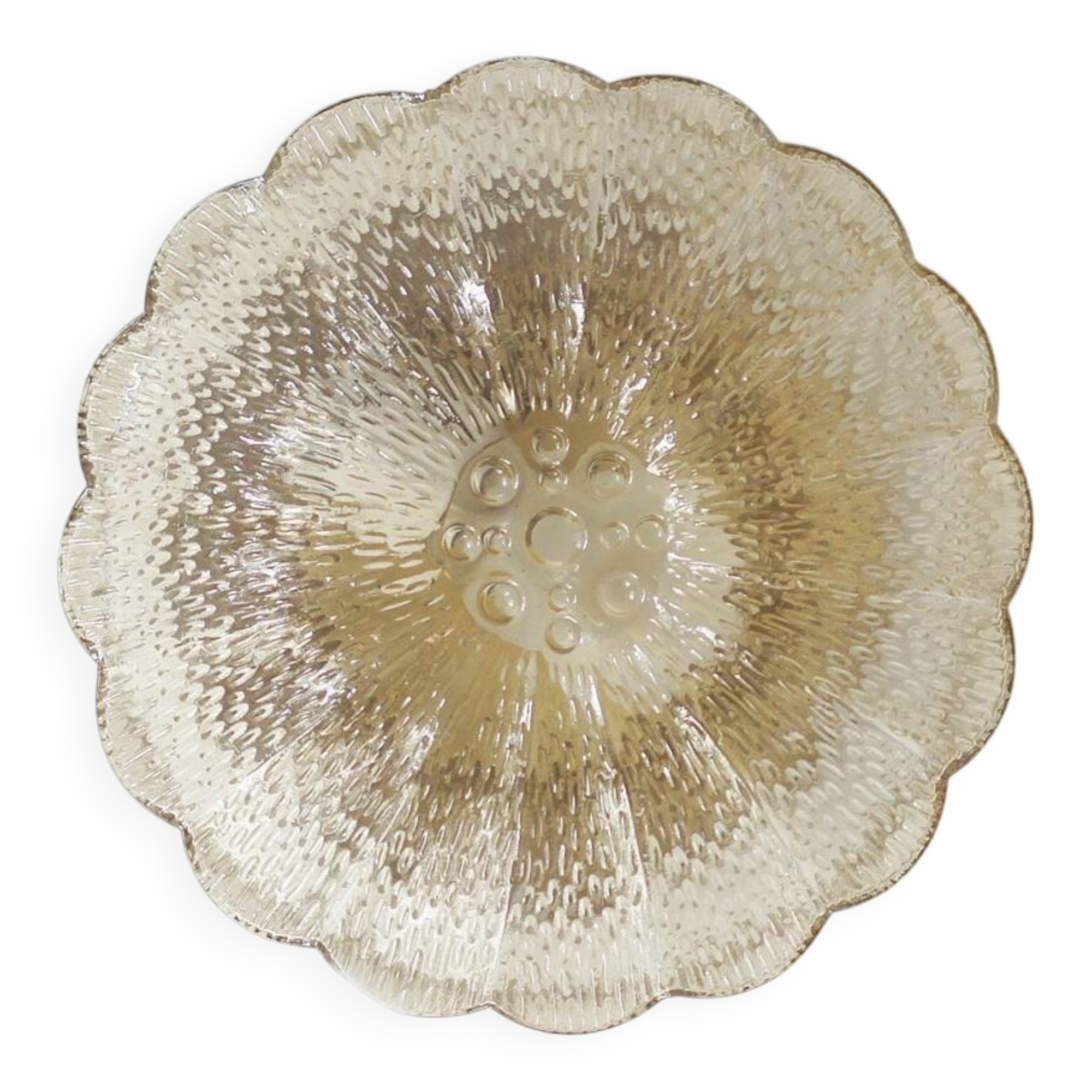 Applique florale du milieu du siècle, années 1960