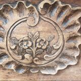 Provencal furniture in finely carved light walnut with wrought ironwork