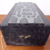 Brutalist table lamp from Temde, Switzerland, 1960s