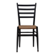 Italian black wooden chair