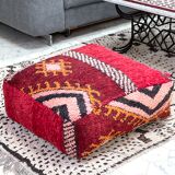 Moroccan kilim pouf