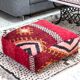 Moroccan kilim pouf