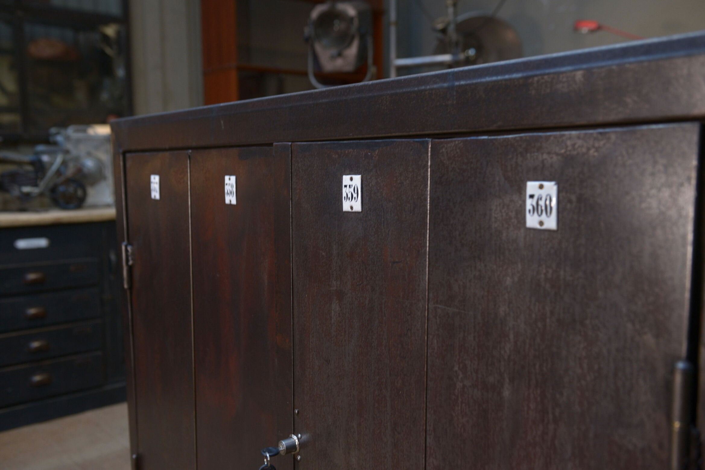 Industrial metal sideboard furniture 1950