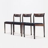 Chair in rosewood and skai 1960