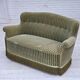 1960s, Danish 2-seater sofa, original furniture velour, beech wood.