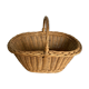 Panier en osier vintage