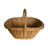 Panier en osier vintage
