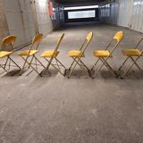 6 vintage opera folding chairs