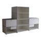 Lot 3 meubles design : usm haller blanc : 1 colonne 2 modules