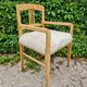 Pair of Jugendstil armchairs in solid ash and sheepskin 1910